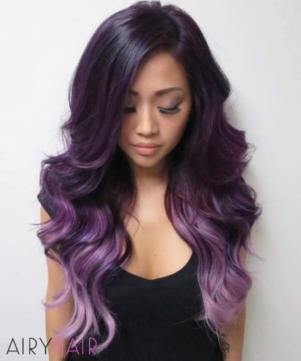 Violet ombre