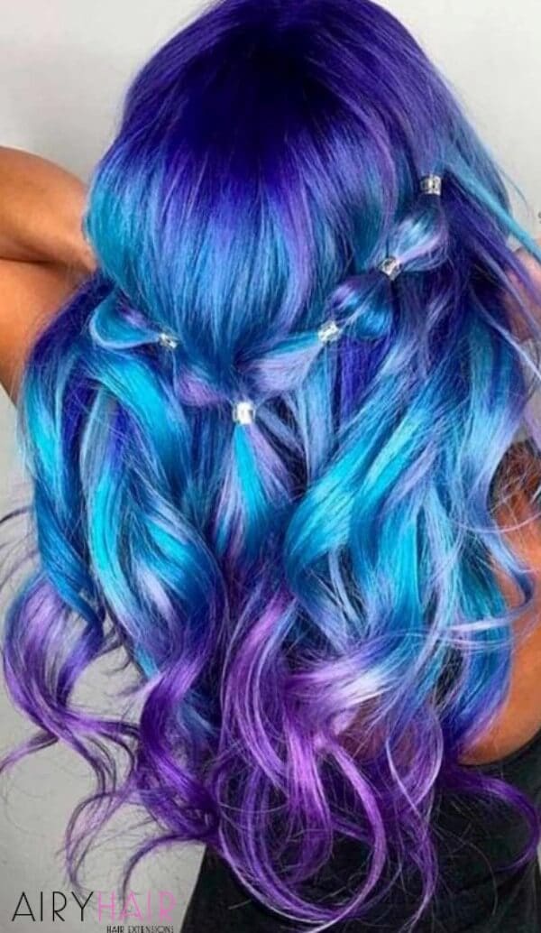 Electric hair colors