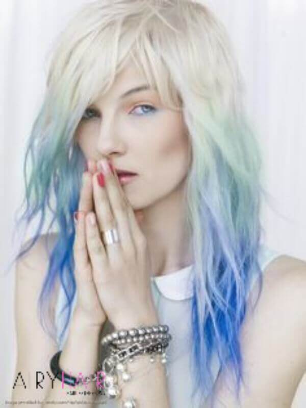 White and blue shade White and blue shade