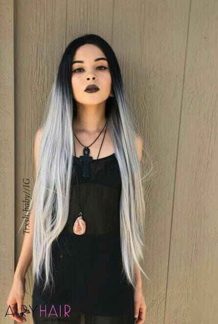 Long hair ombre