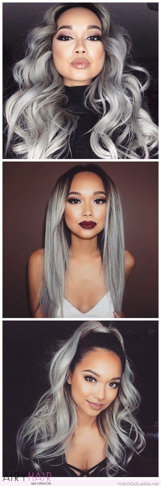 Versatile ombre hairstyles