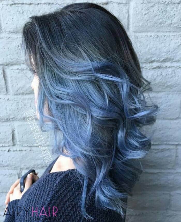 20 Blue And Pastel Blue Ombre Ideas For Hair Extensions