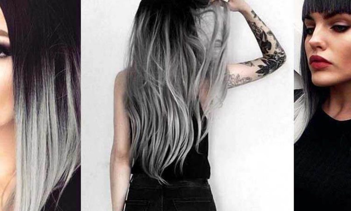 30 Best Black Grey Ombre Hair Extension Color Ideas 2020