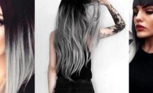 30+ Best Black & Grey Ombré Hair Extension Color Ideas (2025)