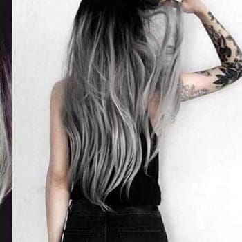 30+ Best Black & Grey Ombré Hair Extension Color Ideas (2023)