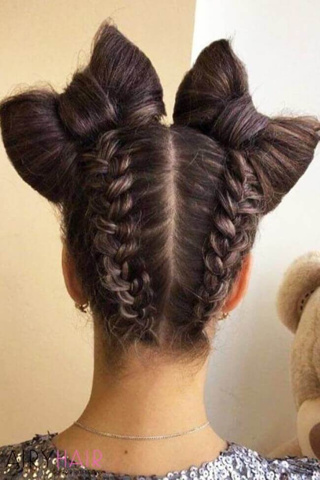 Cute and feminine hairstyle