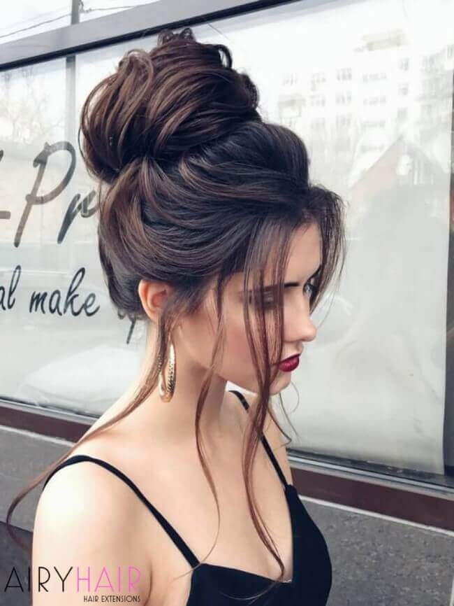 Elegant updo hairstyle