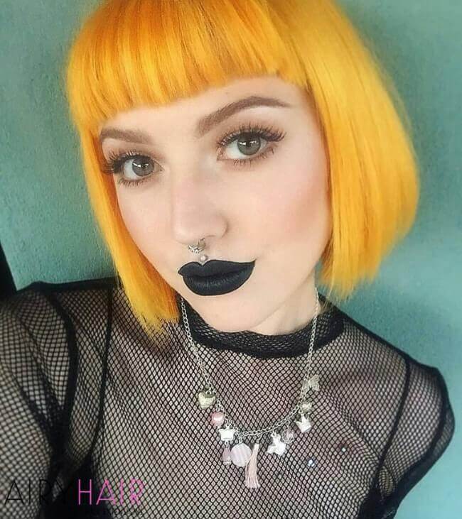 Cute orange haircut