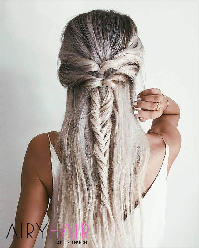 Beautiful rose braids