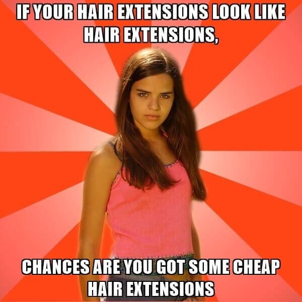 hair extensions jokes