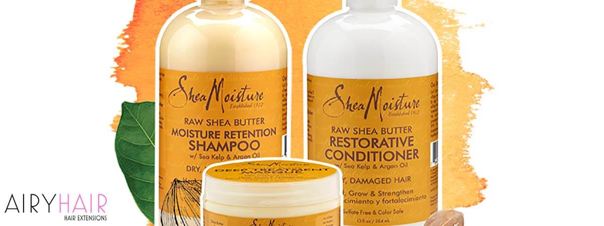 Raw Shea Butter Moisture Retention Shampoo and Restorative Conditioner