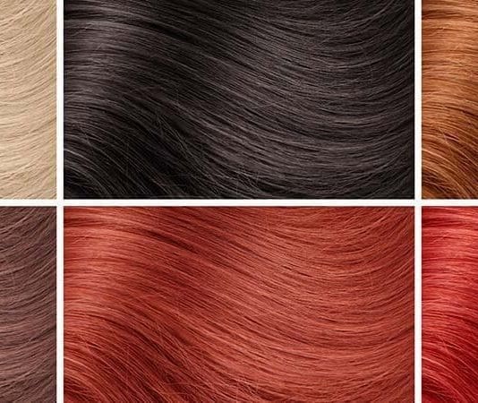 Red Hair Dye Color Chart