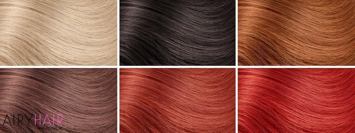 Complete Colored Hair Extensions Dyeing Color Chart Palette Guide