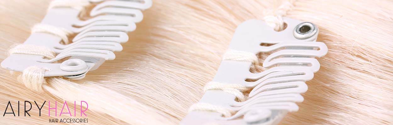 Metal Hair Clips for Clip-in Hair Extensions Metal Hair Clips for Clip-in Hair Extensions
