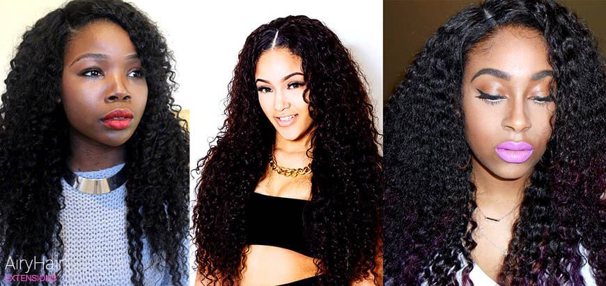 Deep Curly Hair Extensions Texture