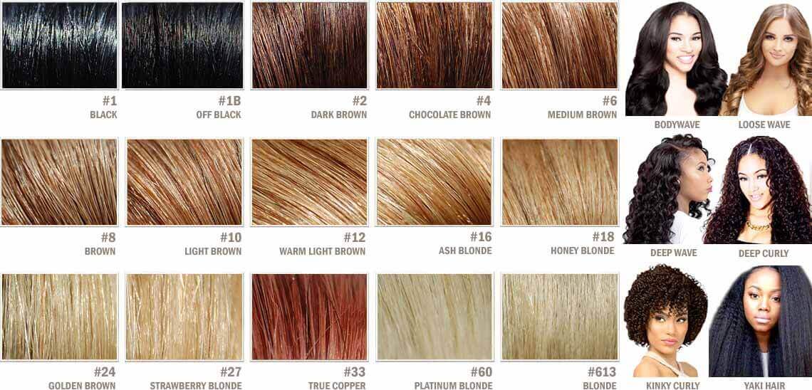 Effortless Extensions Color Chart