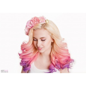 tri color ombre hair extensions