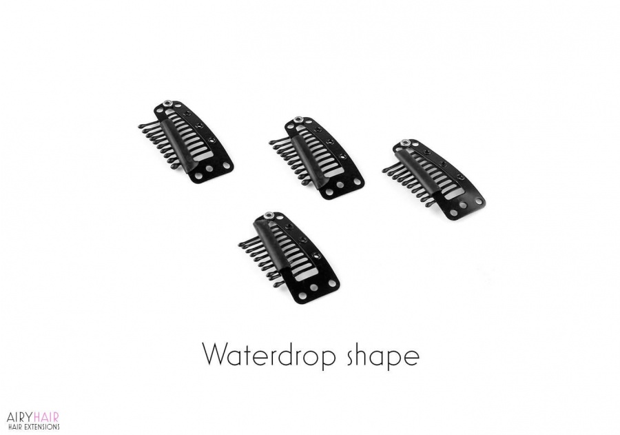 Metal Hair Clips for Clip-in Hair Extensions