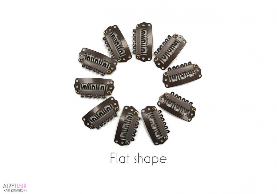 Metal Hair Clips for Clip-in Hair Extensions