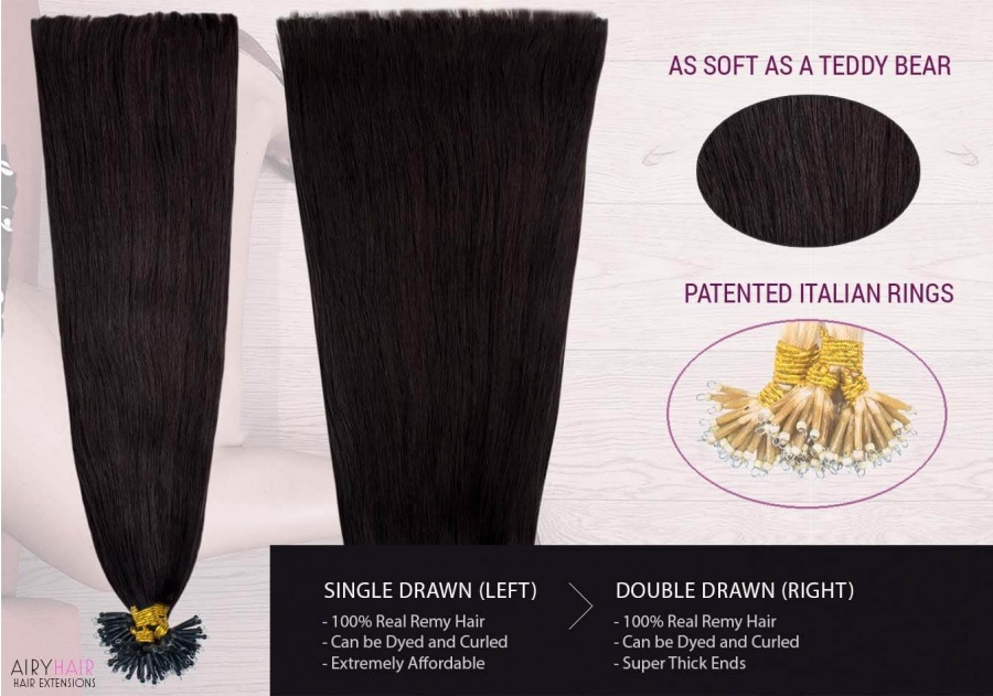 Remy Nano Ring Hair Extensions