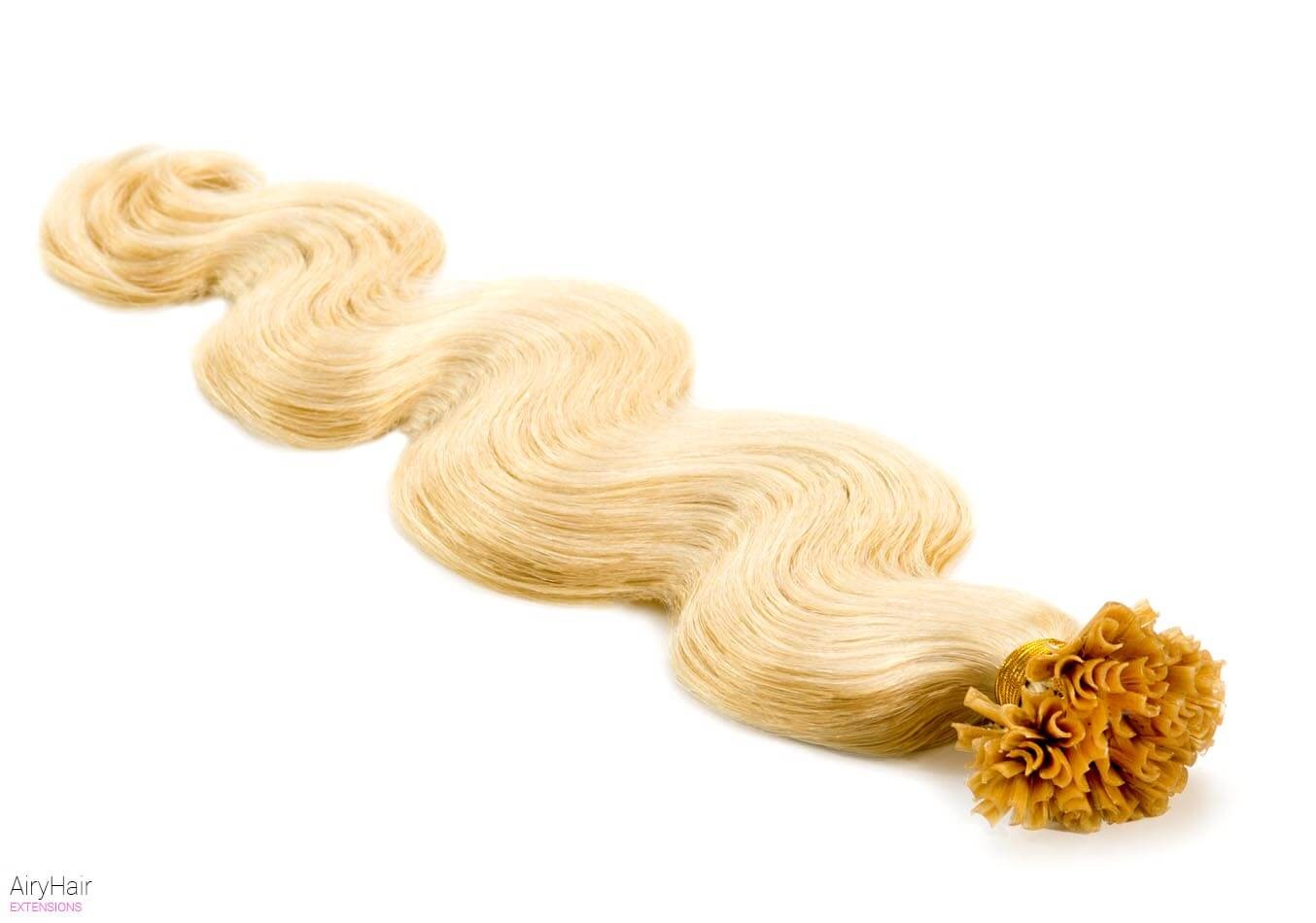 Glue In Artificial Body Wave Hair Extensions Airyhair