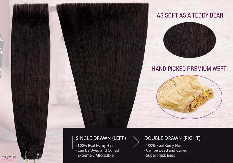 The hair extension method of 2023. #hairextensions #hairextensionspeci, Beaded Weft Extension