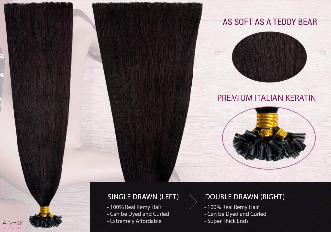 Haarverlängerungs-Granulat Pulver - 100 G, Hitzeaktivierbarer Keratin-Kleber Für Fusion-Extensions, Vielseitig Einsetzbar