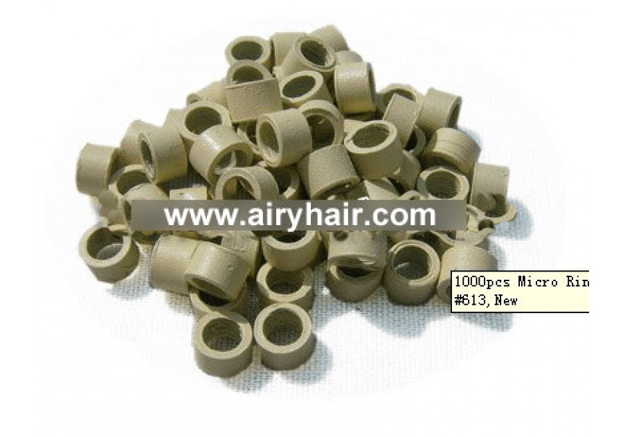 Blond 1000 Pièces Micro Anneaux, Liens Pour Extensions