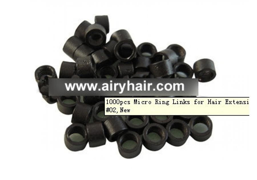 Schwarz 1000 Stück Microring Links Für Extensions 