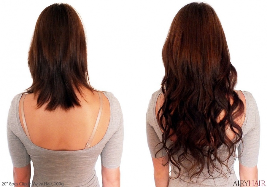  Extensiones De Clip Con Pelo Remy De Los 38 A Los 70 Cm